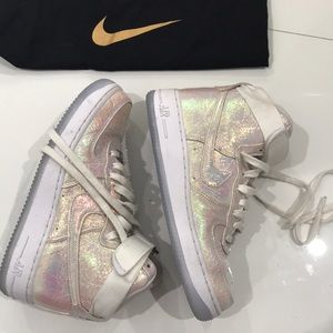 Nike Air Force 1 limited edition iridescent